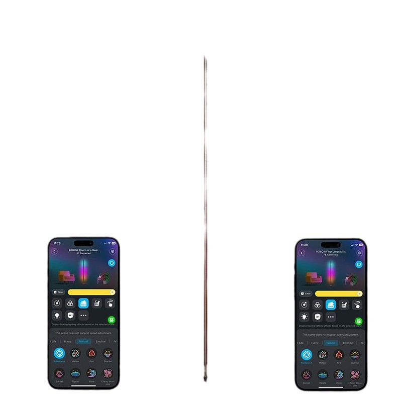 Astra Mood | Torre Neon Minimalista & Luz Contínua (Dotless)