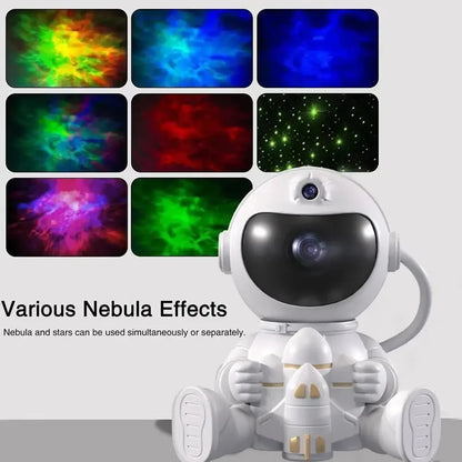 Astra Nebula Pro | Projetor Astronauta de Galáxias & Estrelas (360°)