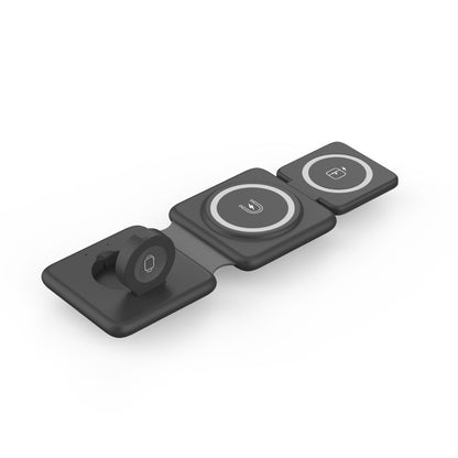 Astra Dock One | Estação MagSafe 3 em 1 Dobrável (Travel Edition)